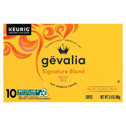 Gevalia Signature Blend Mild Roast K-Cup® Coffee Pods, 10 CT (Pack of 5)