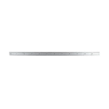 PEC Tools 12-Inch Flexible Metal Ruler, High-Quality Carbon Steel with Satin Chrome Finish, 3R Graduation (1/32", 1/64", 1/10", 1/50"), Fully Hardened and Tempered, Made in USA