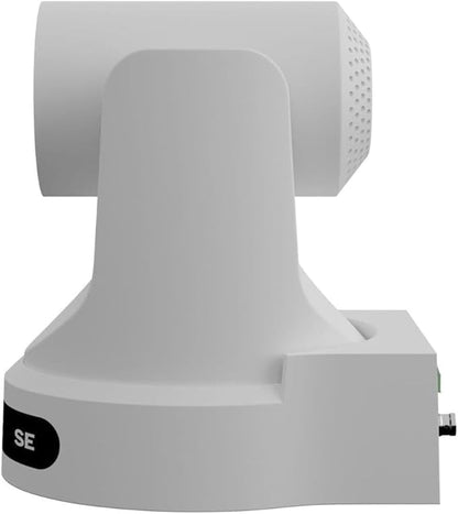 PTZOptics Move SE 30x 1080p Full HD Advanced PTZ Auto-Tracking Pan Tilt Zoom Camera for Live Streaming and Video Production (White)