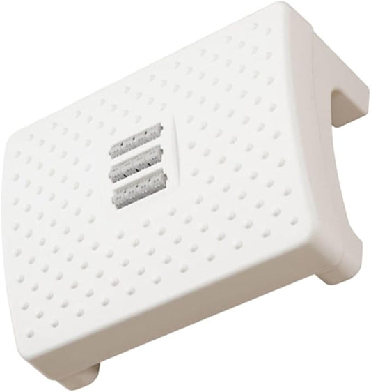 Portable White Footstool for Office and Home Stable Non-Slip Foot Rest Stool with Ergonomic Support Angle for Stress Relief Legs Feet Knees and Ankles Suitable for Desk and Piano
