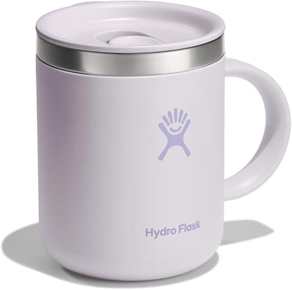 Hydro Flask Coffee Mug – Insulated Stainless Steel, Non Spill, Leak Resistant Travel Mug 12 Oz Cloud Pink