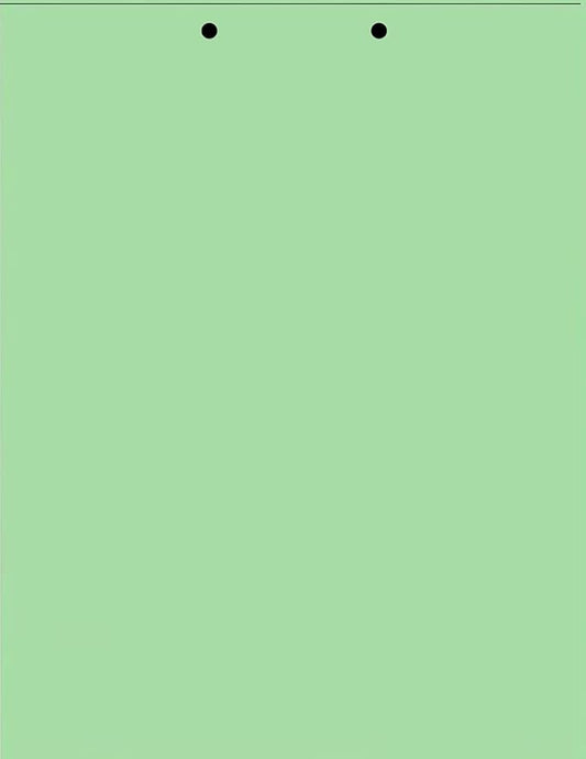 Limited Papers(TM) Writing Copy and Printing Paper, 8.5" x 11", 2 Hole Top-Punched, 20 Pound Text, 500 Sheets Per Ream. (5000, Green)