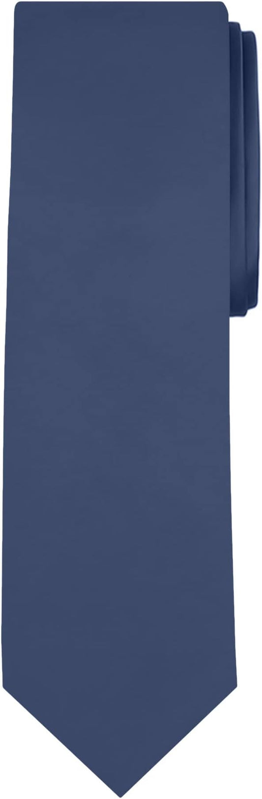 Jacob Alexander Solid Color Mens Tie - Soft-lined Necktie - Timeless Formal Look for Weddings and Business - (Regular Size)