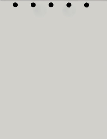Limited Papers(TM) Writing and Copy Paper, Variation of Colors 8.5" x 11", 5 Hole Top-Punched, 20 Pound Text, 500 Sheets Per Ream. (500, Grey)