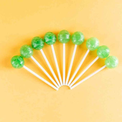 Dum Dums Lemon Lime Lollipops - Bulk Candy Box with Lollipops Individually Wrapped, Single Flavor Gourmet Suckers - 50 Count