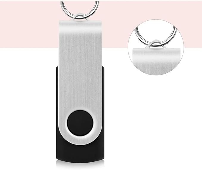 Generic 8GB Flash Drive 10 Pack Bulk USB Flash Drives, USB2.0 Thumb Drive USB Stick for Data Storage Backup, Jump Drive Pen Drive Zip Drive Memory Stick with Indicator (10Pack Black, 8GB)