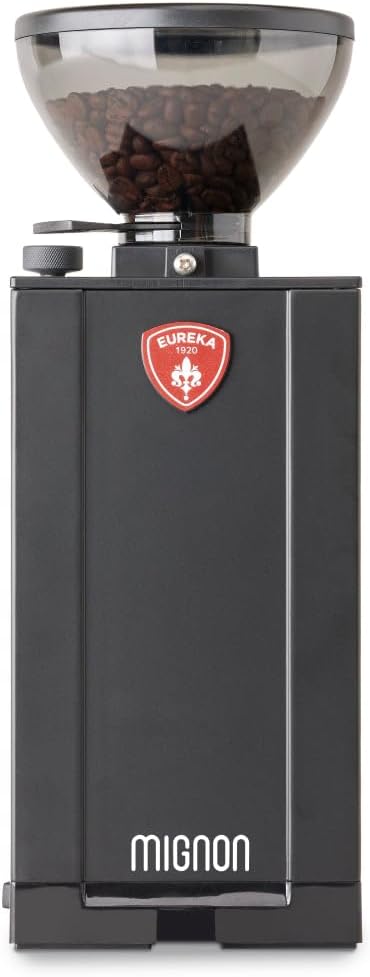 Diletta Mio Espresso Machine (Black) and Eureka Mignon Notte Grinder Bundle