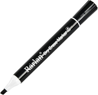 Rarlan Dry Erase Markers Bulk, Chisel Tip, Black, Whiteboard Markers, 72 Count Bulk Pack