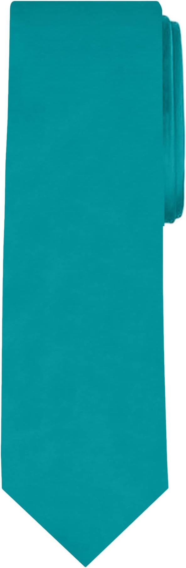 Jacob Alexander Solid Color Mens Tie - Soft-lined Necktie - Timeless Formal Look for Weddings and Business - (Regular Size)