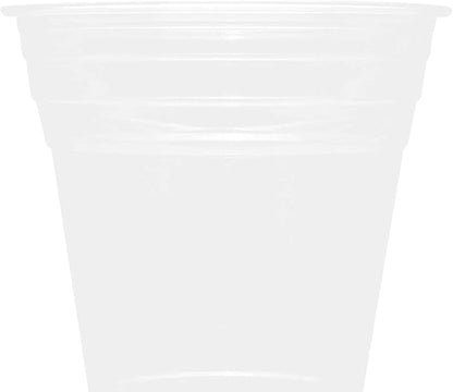 Karat [1,000 ct] 12oz Plastic Cups, Clear Disposable Cold Cups for Iced Coffee, Smoothies, Cocktail, and Water, 98mm