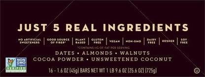 Larabar Cocoa Coconut Chew, Gluten Free Vegan Fruit & Nut Bars, 16 ct