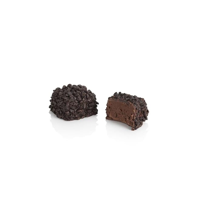 Venchi Chocoviar Crema Cacao 15-Piece Elegant Gift Box - Creamy Cocoa Filling with Piedmont Hazelnut, Milk Chocolate Shell, Dark Chocolate Coating & Chocolate Micro-Pearls, Preservative & Gluten-Free