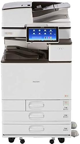 Ricoh Aficio MP C6004 Color Multifunction Copier - 60ppm Copy, Print, Scan, Auto Duplex, 2 Trays and Stand. (Renewed)