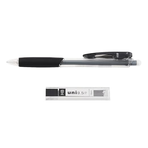 Precision Marking T-Rule Stainless Steel T Square with Mechanical Pencil & 0.5mm Refill Scribing Line Ruler for Marking or Measuring, for Carpenters, Designers, Architects, Engineers 200mm