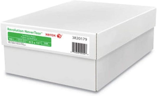 Limited Papers (TM) Performance Never Tear Digital Polyester Paper, 8.5" x 11", White. (600, 10 mil)