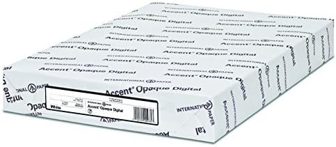 Accent Opaque Cream Printer Paper, 8.5” x 11” 24lb Bond/60lb Text Copy Paper – 500 Sheets (1 Ream) – Premium Computer Paper with Smooth Finish – 97 Bright, 89gsm – Warm White Copy Paper – 188123R