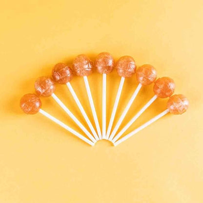 Dum Dums Butterscotch Lollipops - Bulk Candy Box with Lollipops Individually Wrapped, Single Flavor Gourmet Suckers - 50 Count