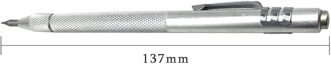 NEPAK 2 Pack Tungsten Carbide Scriber with Magnet,with Extra 12 Replacement Marking Tip,Etching Engraving Pen for Glass/Ceramics/Metal Sheet
