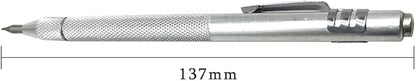 NEPAK 2 Pack Tungsten Carbide Scriber with Magnet,with Extra 12 Replacement Marking Tip,Etching Engraving Pen for Glass/Ceramics/Metal Sheet
