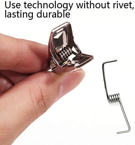 Towel Clips 40 Pack Metal Clothes Pins,Stainless Steel Clothespin Clips for Drying Socks,Hanging Clips,Heavy Duty Clothes Pin,Metal Clips for Craft