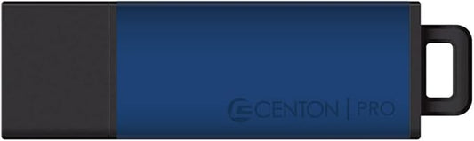 Centon DataStick Pro2 USB 2.0 Flash Drive 8GB x 1, Saphire Blue (S1-U2T22-8G)