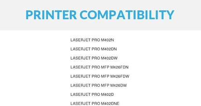 LD Products Toner Cartridge Replacements Compatible with HP 26X CF226X High Yield (Black, 4-Pack) for use with Printers Laserjet Pro M402d, M402dne, M402dw, M402n, MFP M426fdw, and M426fdn
