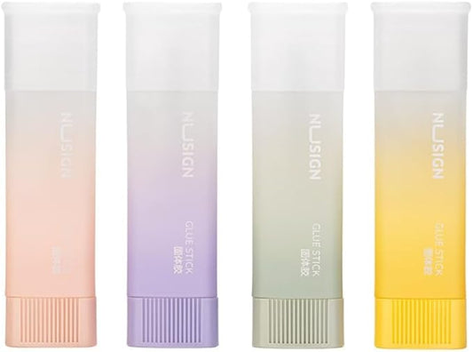 4 Pack - Aesthetic Glue Stick, All Purpose White Glue Sticks, Washable Holiday Craft Glue Sticks Bulk - Perfect for Gift Wrapping School Student Crafts and Office Supplies