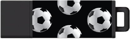 Centon DataStick Pro2 Prints USB 2.0 Flash Drive 16GB x 1, Soccer Balls (S1-U2T96-16G)