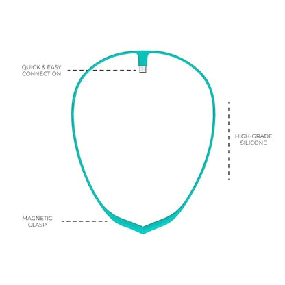 Upright Magnetic Necklace (Necklace Only) for GO S and GO 2 Posture Corrector Trainer (Turquoise)