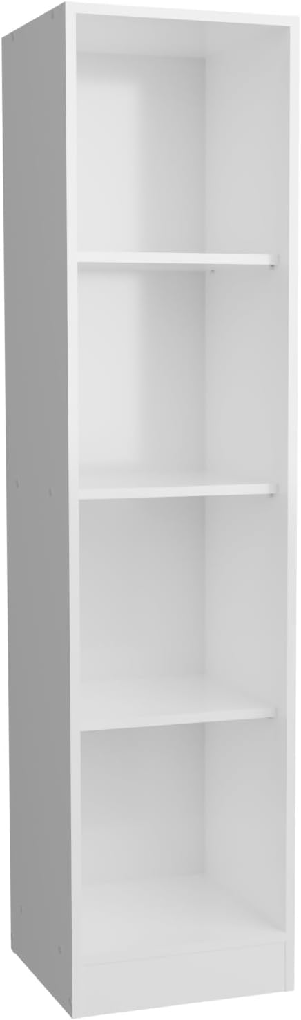 Kappesberg Santa Fe 1-Door Tall Cabinet with Shelves – Space-Saving Storage for Laundry, Kitchen, Office or Bedroom – 59" H