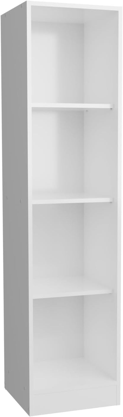 Kappesberg Santa Fe 1-Door Tall Cabinet with Shelves – Space-Saving Storage for Laundry, Kitchen, Office or Bedroom – 59" H