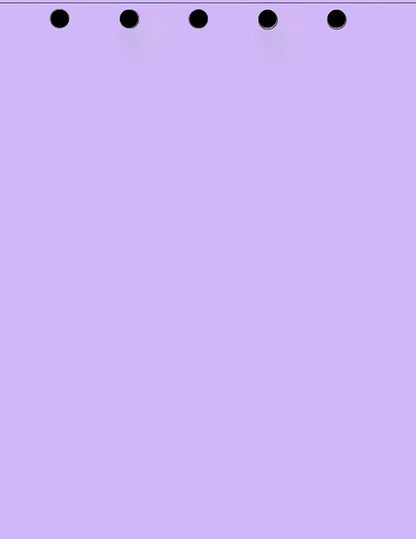 Limited Papers(TM) Writing and Copy Paper, Variation of Colors 8.5" x 11", 5 Hole Top-Punched, 20 Pound Text, 500 Sheets Per Ream. (500, Lavander/Orchid)