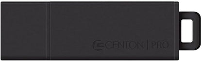 Centon DataStick Pro2 USB 2.0 Flash Drive 4GB x 1, Black (S1-U2T2-4G)