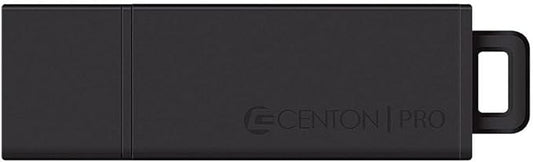 Centon DataStick Pro2 USB 2.0 Flash Drive 4GB x 1, Black (S1-U2T2-4G)