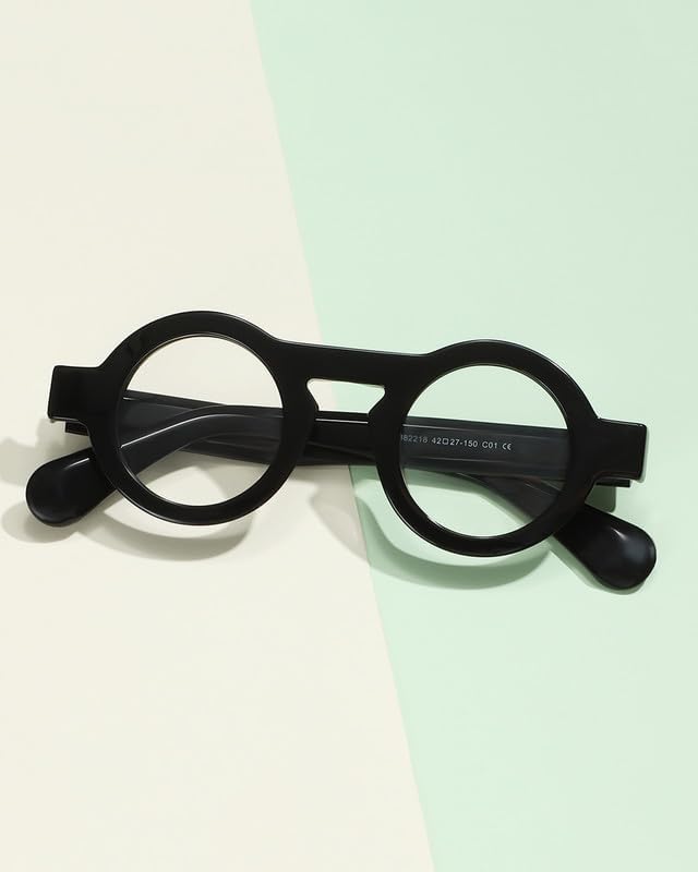 Blue Light Blocking Glasses - Anti Glare & Eyestrain, 99% Filter, Lightweight Acetate Frame for Gaming/Office/Reading