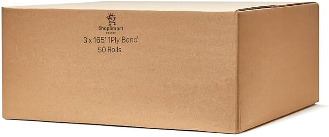 Star SP700 Kitchen Printer Paper (50 Rolls) 3" x 165' 1 Ply Bond (Non -Thermal) Receipt Paper POS Cash Register Paper for TMU200 SRP275 from ShopSmartOnline