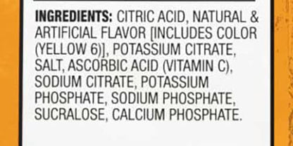 Sqwincher Zero Qwik Stik, Orange, Sugar Free, Low Calorie, Low Sodium Electrolyte Powder Hydration Drink Mix, .11 0z Packet (Pack of 50)