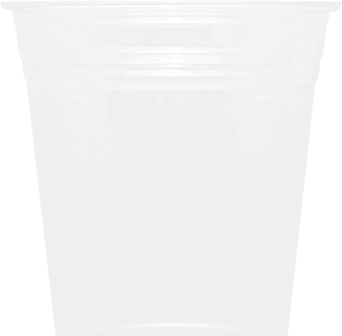 Karat [1,000 ct] 16oz Plastic Cups, Clear Disposable Cold Cup For Iced Coffee, Smoothies, and More, 98mm (C-KC16)