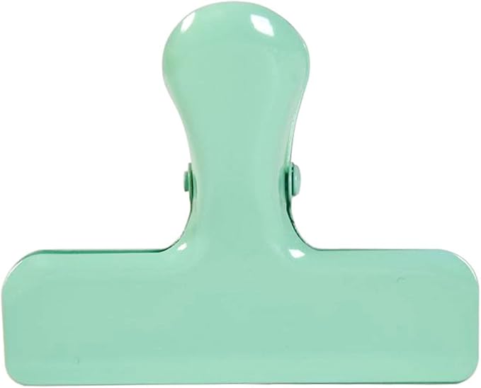 Large Clip Stainless Steel Paper Clamp Colorful Hinge Clips File Clip Office Supplies for Receipt Document Food Bag