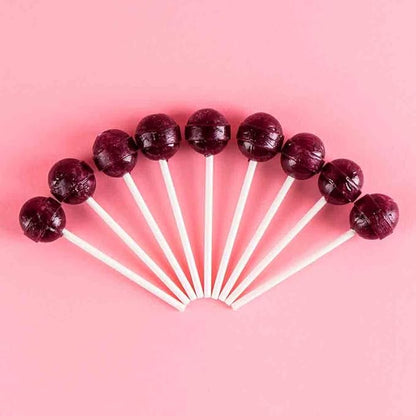 Dum Dums Berry Lemonade Lollipops - Bulk Candy Box with Lollipops Individually Wrapped, Single Flavor Gourmet Suckers - 50 Count