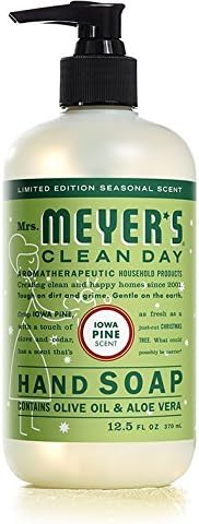 Mrs. MEYER'S CLEAN DAY hand soap Scent Variety Pack, (Peppermint + Iowa Pine + Orange Clove)