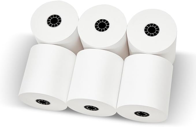 Star SP700 Kitchen Printer Paper (50 Rolls) 3" x 165' 1 Ply Bond (Non -Thermal) Receipt Paper POS Cash Register Paper for TMU200 SRP275 from ShopSmartOnline