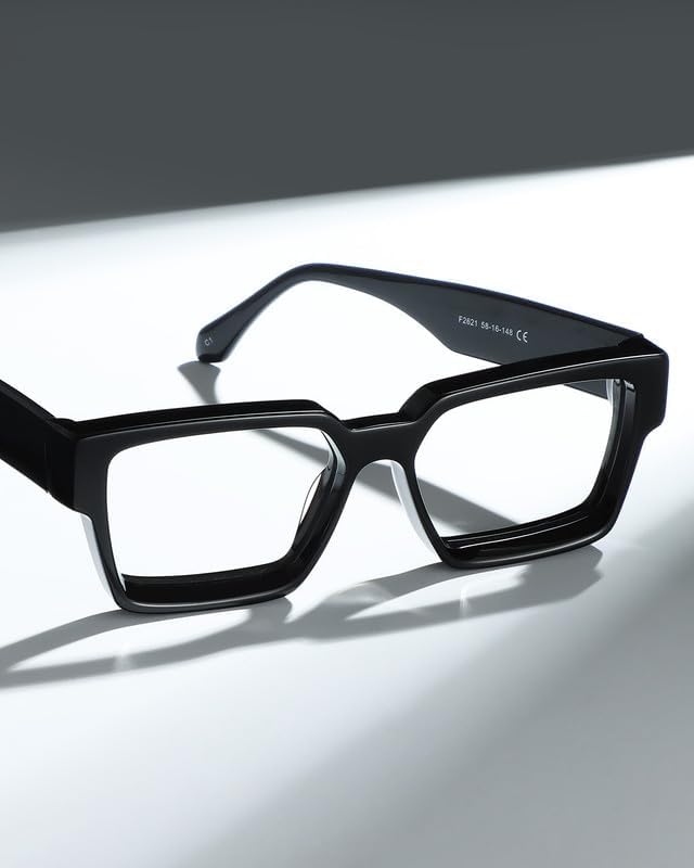 Blue Light Blocking Glasses - Anti Glare & Eyestrain, 99% Filter, Lightweight Acetate Frame for Gaming/Office/Reading