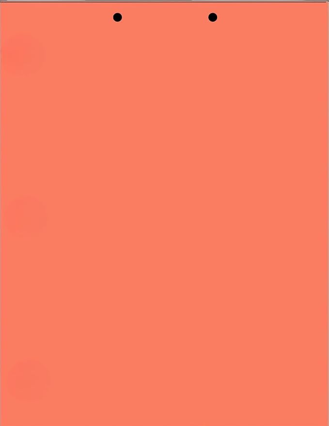 Limited Papers(TM) Writing Copy and Printing Paper, 8.5" x 11", 2 Hole Top-Punched, 20 Pound Text, 500 Sheets Per Ream. (2500, Salmon)