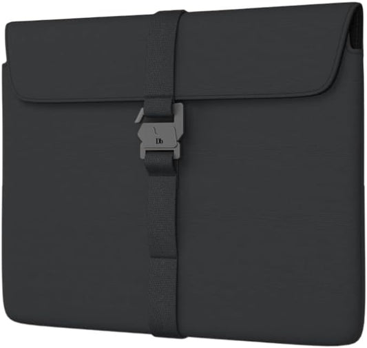 Db Journey The Essential Laptop Sleeve - 13" Protective Nylon Laptop Case for Travel, Lightweight & Durable, Computer Carrying Bag, Compatible with MacBook Pro - Black Out