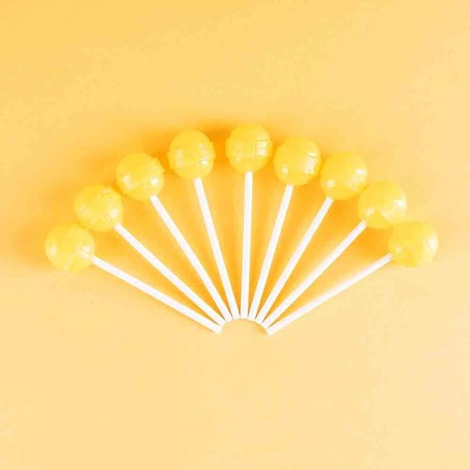 Dum Dums Pineapple Coconut - Bulk Candy Box with Lollipops Individually Wrapped, Single Flavor Gourmet Suckers - 50 Count