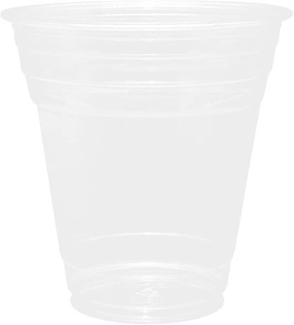 Karat [1,000 ct] 12oz Plastic Cups, Clear Disposable Cold Cups for Iced Coffee, Smoothies, Cocktail, and Water, 98mm