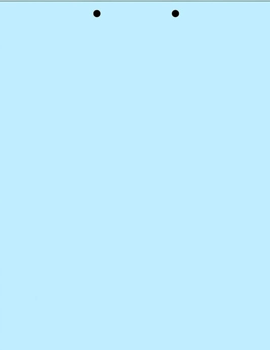 Limited Papers(TM) Writing Copy and Printing Paper, 8.5" x 11", 2 Hole Top-Punched, 20 Pound Text, 500 Sheets Per Ream. (5000, Blue)