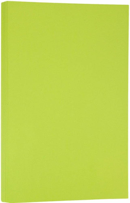 LUXPaper 8.5" x 14" Paper | Legal Size | Wasabi Green | 80lb. Text | 50 Qty