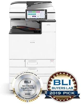 RICOH IM C4500 - Color Laser Multifunction Copier - 45ppm, Copy, Print, Scan, Auto Duplex, Network, WiFi, 4 Trays and Comes with Pre-Installed Postscript 3 Supplement (Renewed)